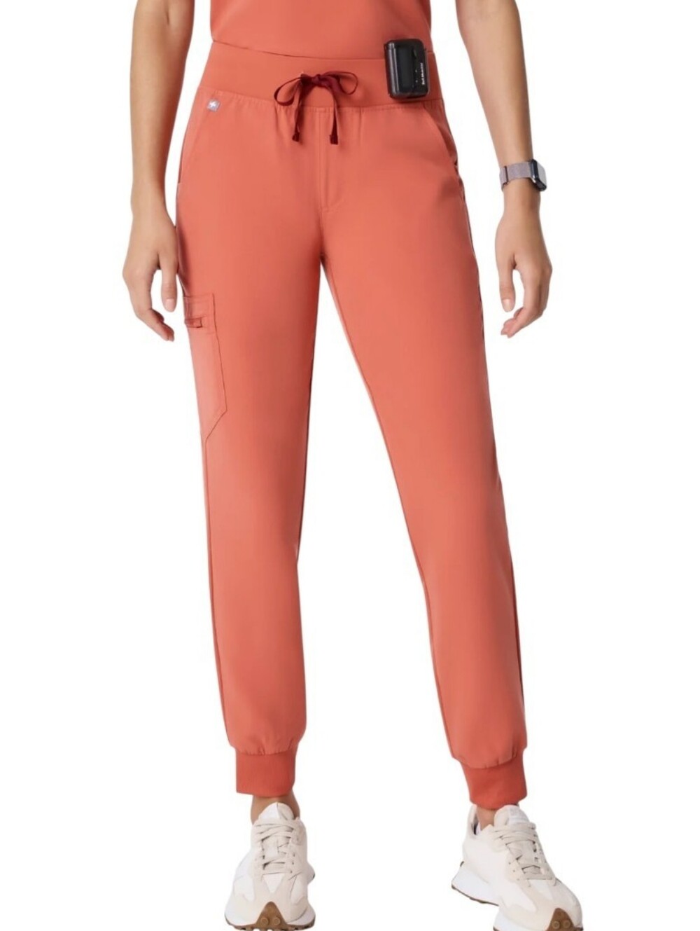 Figs Zamora Jogger Scrub Pants Spiced Cider Patio Women's Large